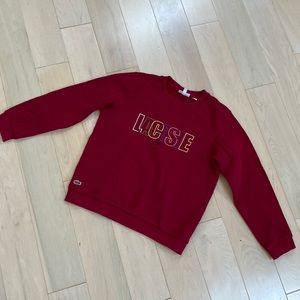 Lacoste unisex soft fleece cotton sweatshirt